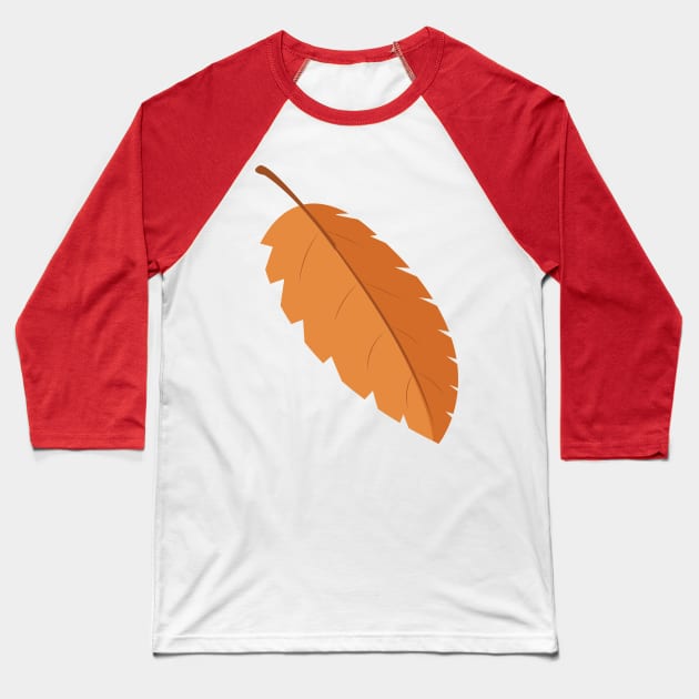 Fall Leaf Baseball T-Shirt by nickemporium1